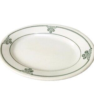 Early 1900s Art Nouveau Loraine Hotel Ware Oval Plate Alpert Pick Antique China